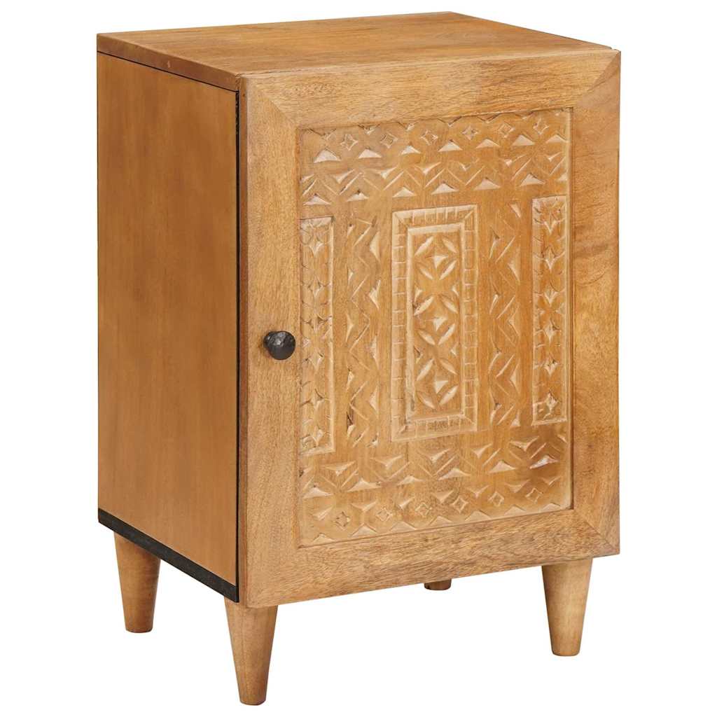 Baderomsskap Lysebrun 38 x 33.5 x 160 cm Massiv mangotre