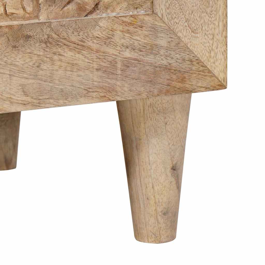 Nattbordskap 2 pcs Hvit 80 x 50 x 40 cm Konstruert tre