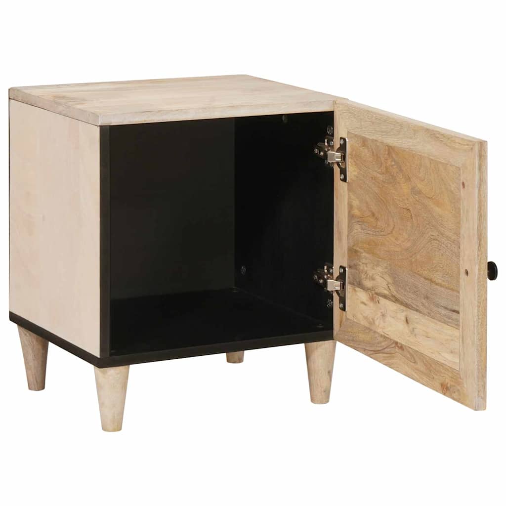 Nattbordskap 2 pcs Hvit 80 x 50 x 40 cm Konstruert tre