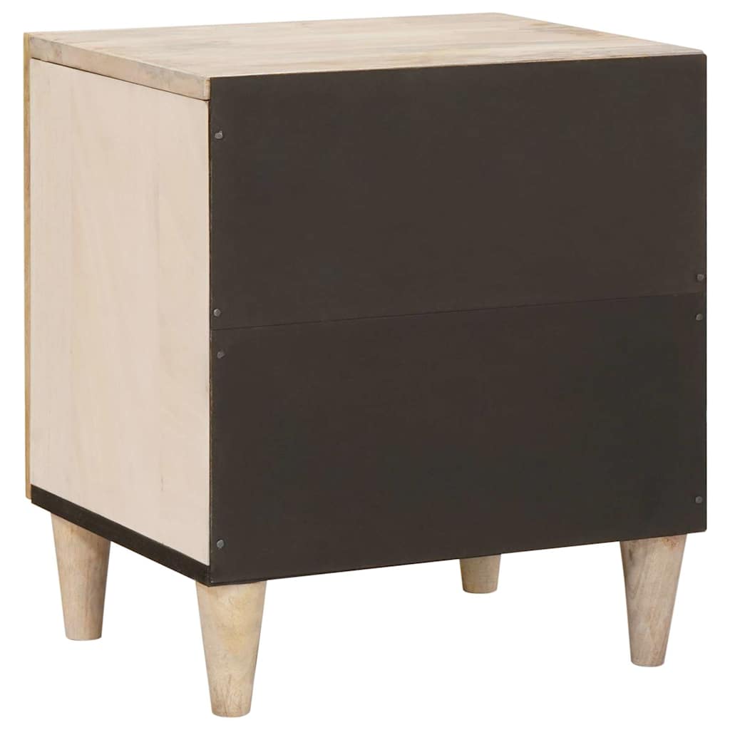 Nattbordskap 2 pcs Hvit 80 x 50 x 40 cm Konstruert tre