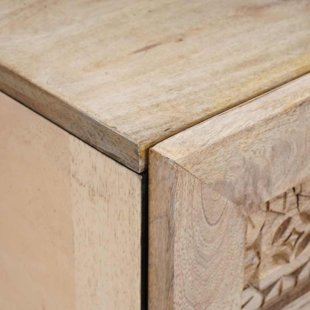 Nattbordskap Hvit 40 x 33 x 46 cm Konstruert tre