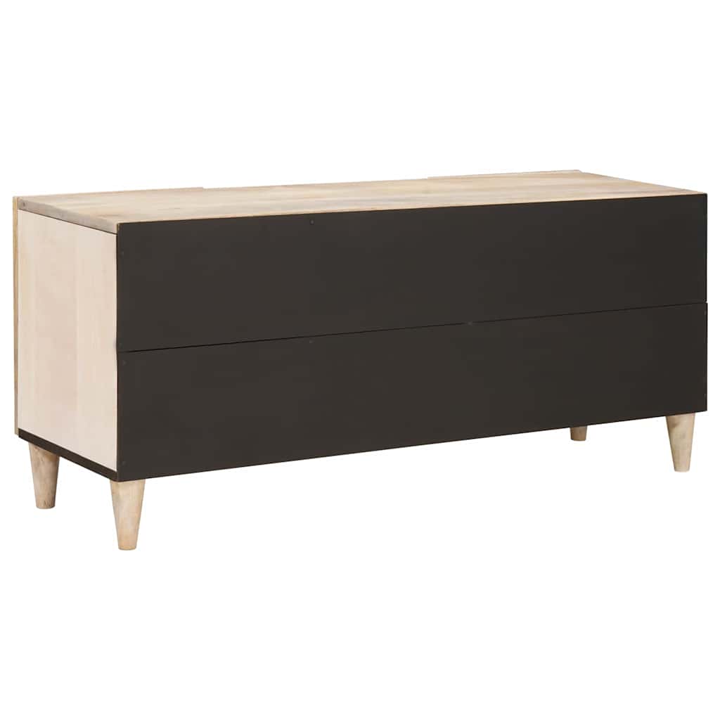 TV Enheter med hylle Hvit 105 x 33 x 46 cm Konstruert tre