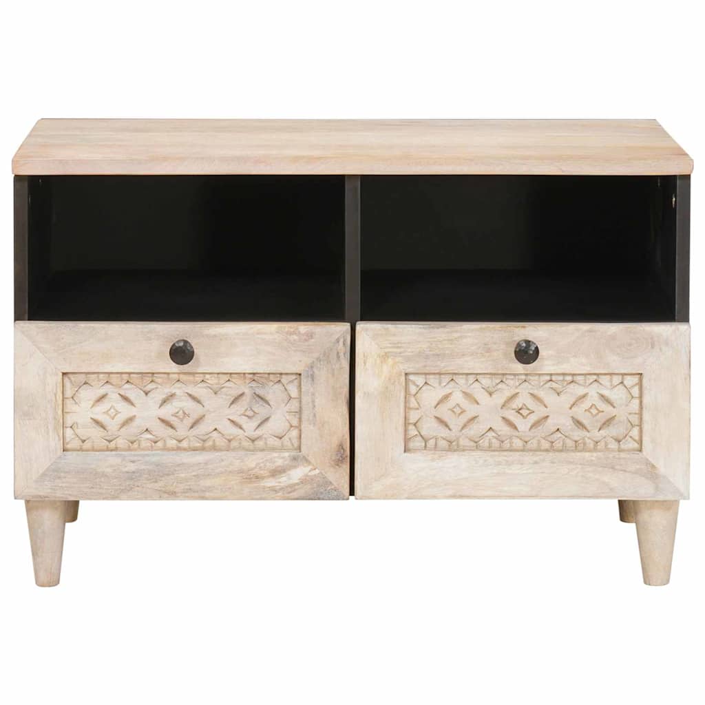 TV Enheter Hvit 70 x 33 x 46 cm Konstruert tre
