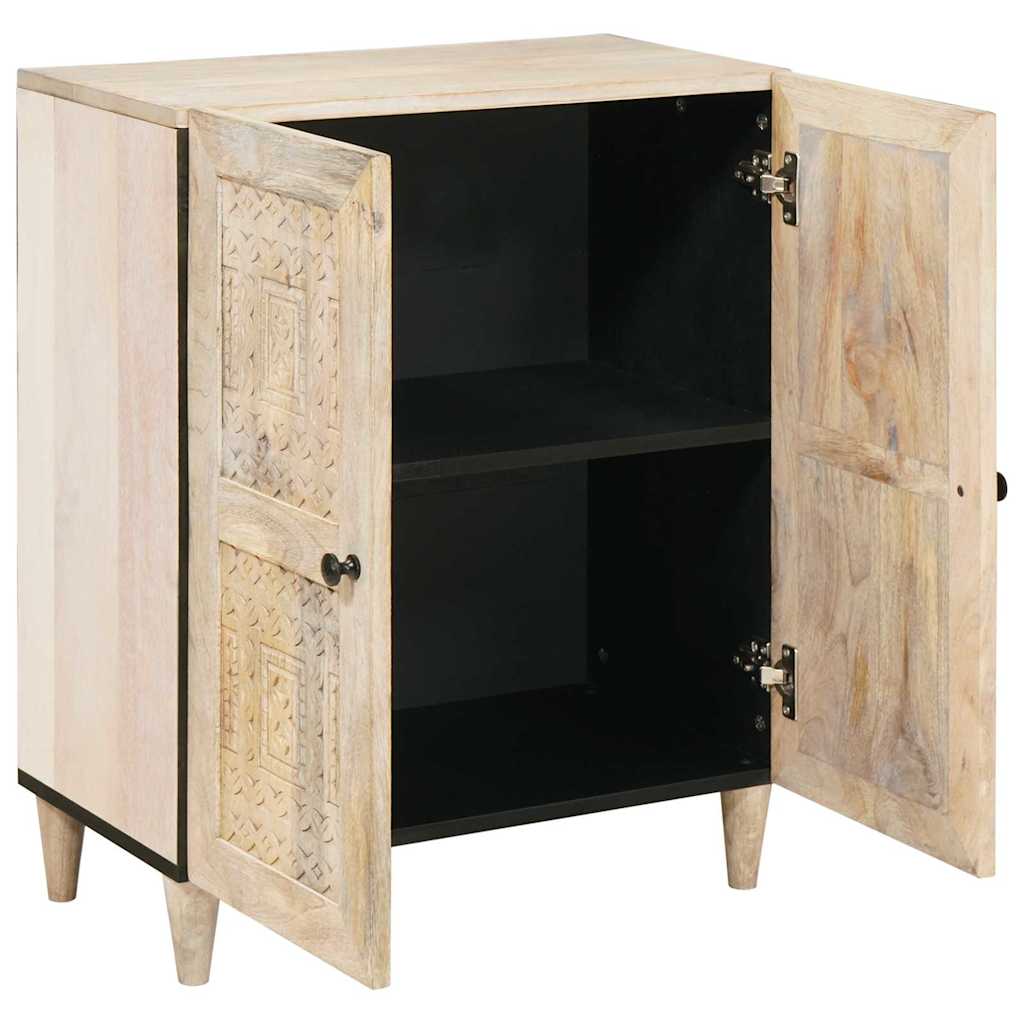 Serviesskap Hvit 60 x 33 x 75 cm heltre mango