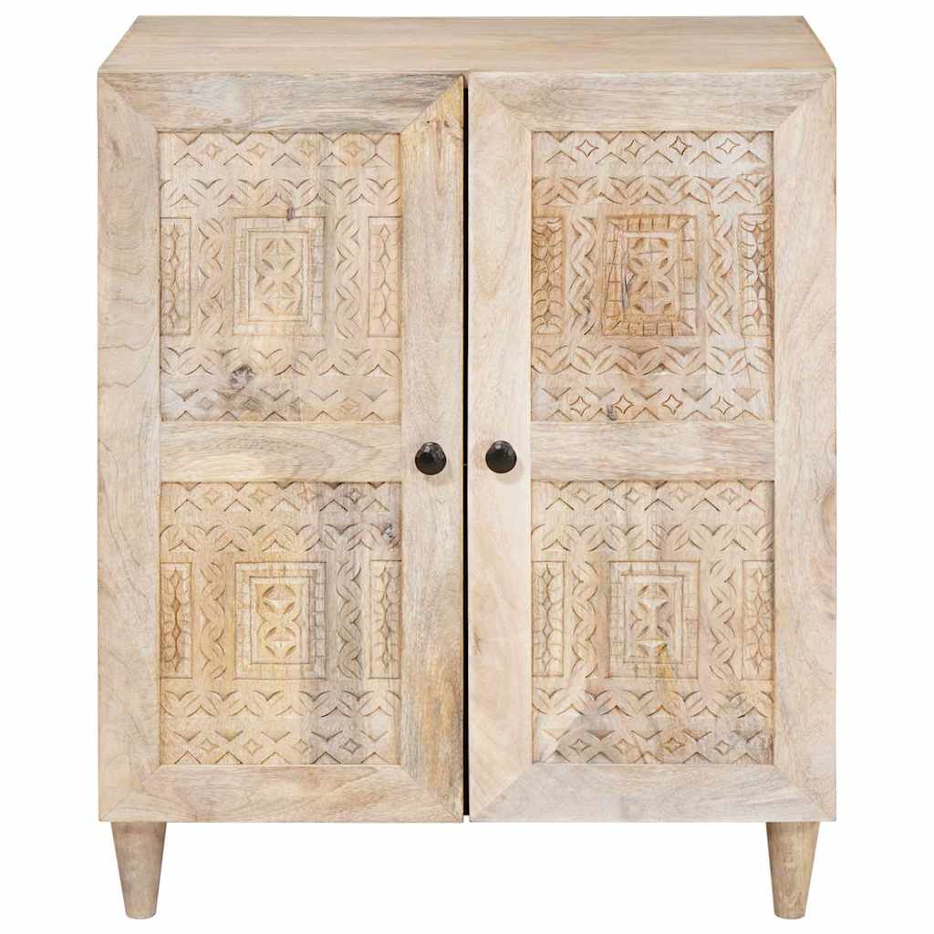 Serviesskap Hvit 60 x 33 x 75 cm heltre mango
