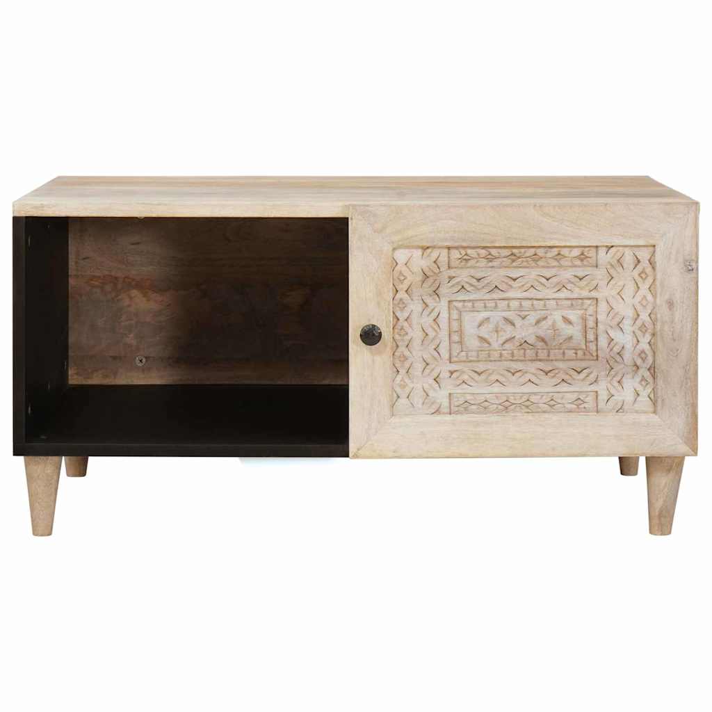 Kaffebord Hvit 100 x 54 x 40 cm Konstruert tre