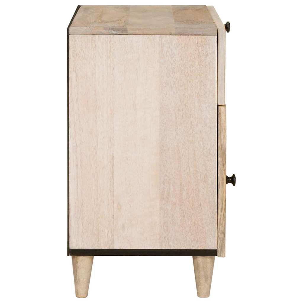 Nattbordskap Hvit 50 x 33 x 60 cm Konstruert tre