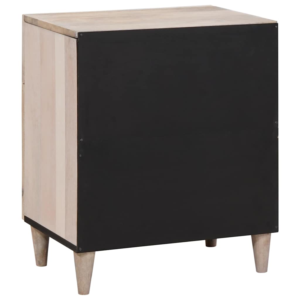 Nattbordskap Hvit 50 x 33 x 60 cm Konstruert tre