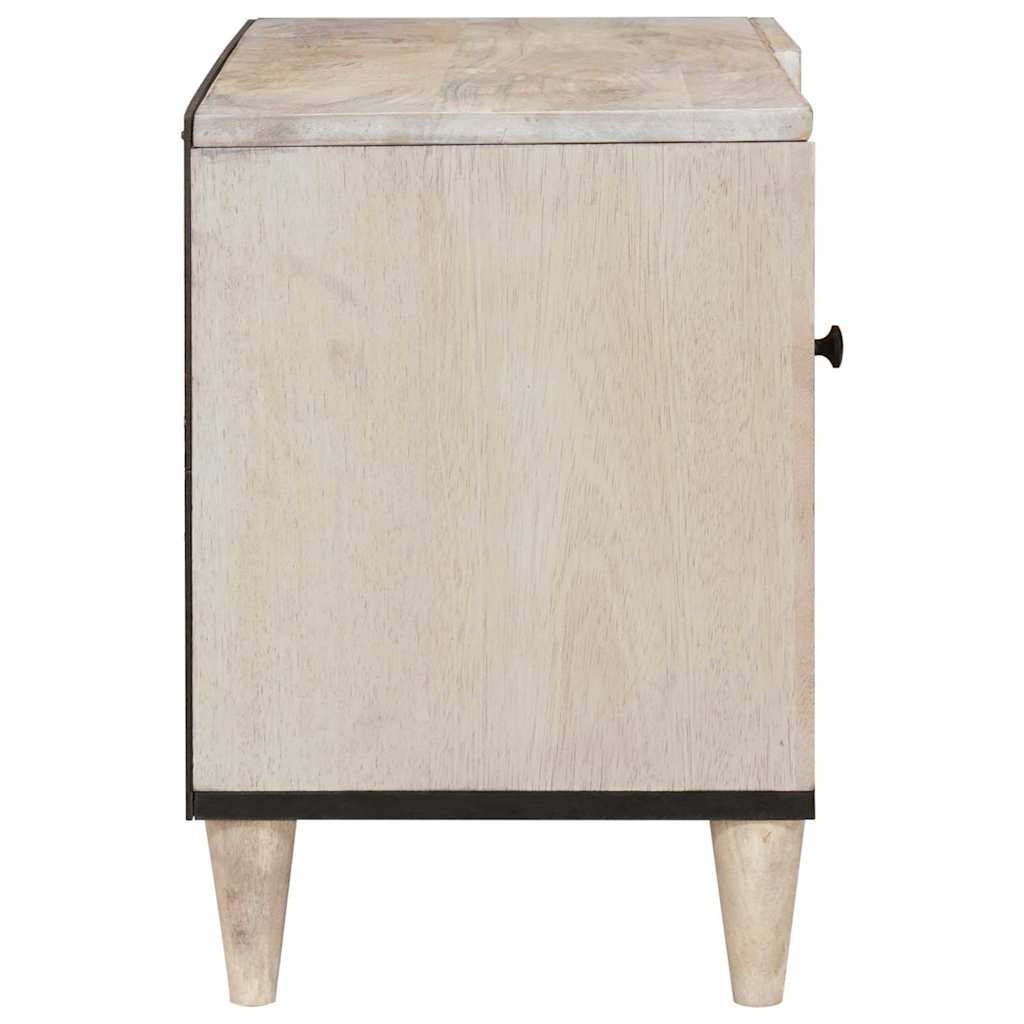 TV Enheter med hylle Hvit 80 x 33 x 46 cm Konstruert tre