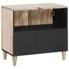 Baderomsskap Veggmontert Hvit 62 x 33 x 58 cm Massiv mangotre
