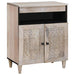 Serviesskap Blek Hvit 60 x 33 x 75 cm Massiv mango tre