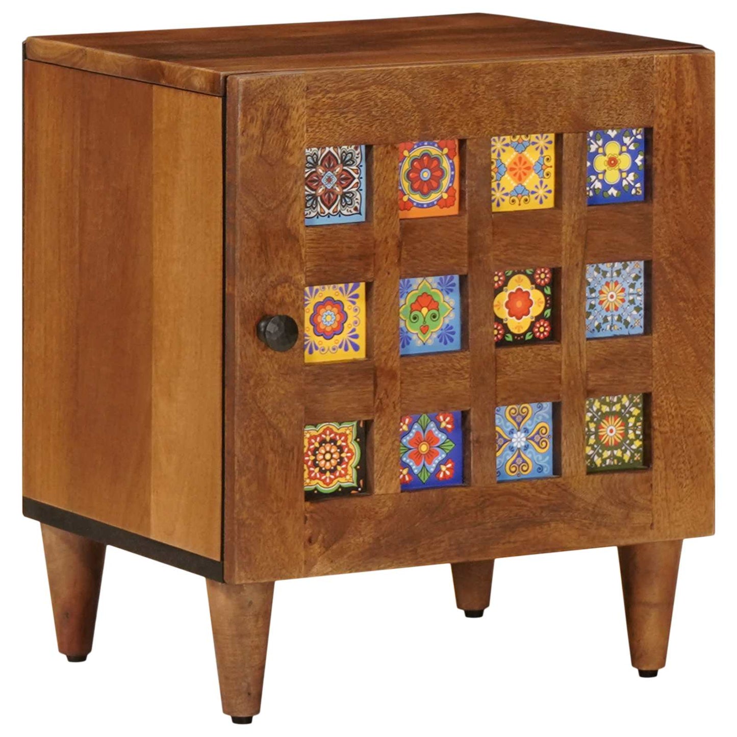 Nattbordskap Brun 40 x 33 x 46 cm Massiv mango tre