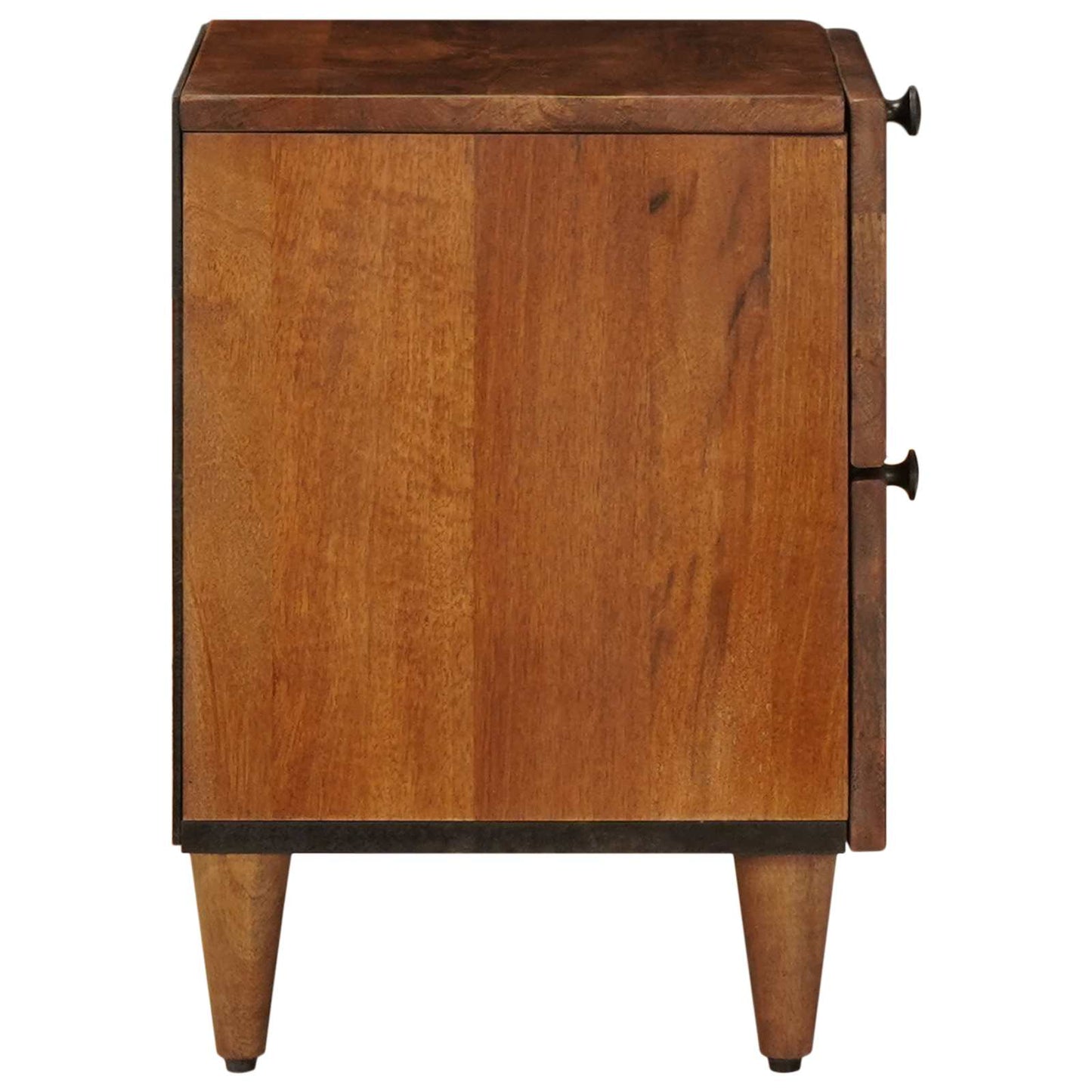 Nattbordskap med skuff Brun 40 x 33 x 46 cm Massiv mango tre