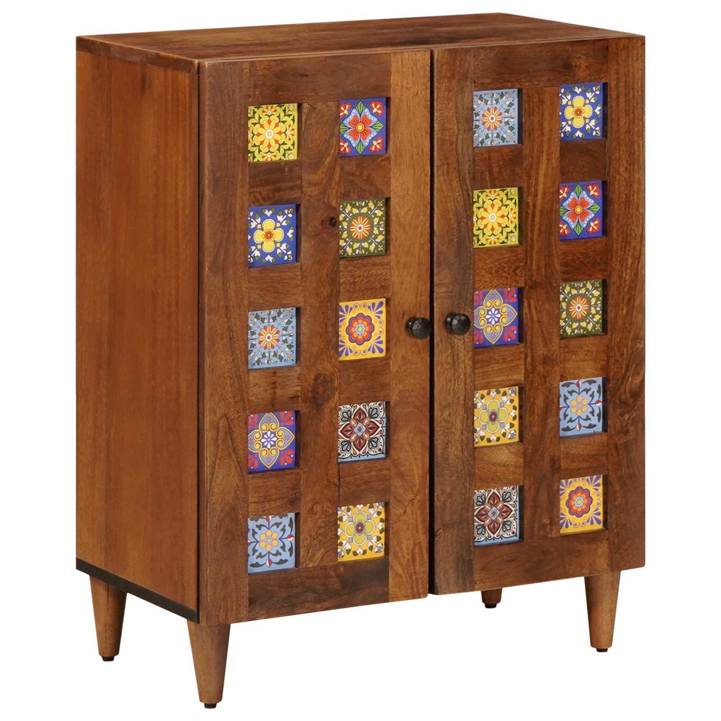 Serviesskap Valnøtt 60 x 33 x 75 cm Massiv mango tre