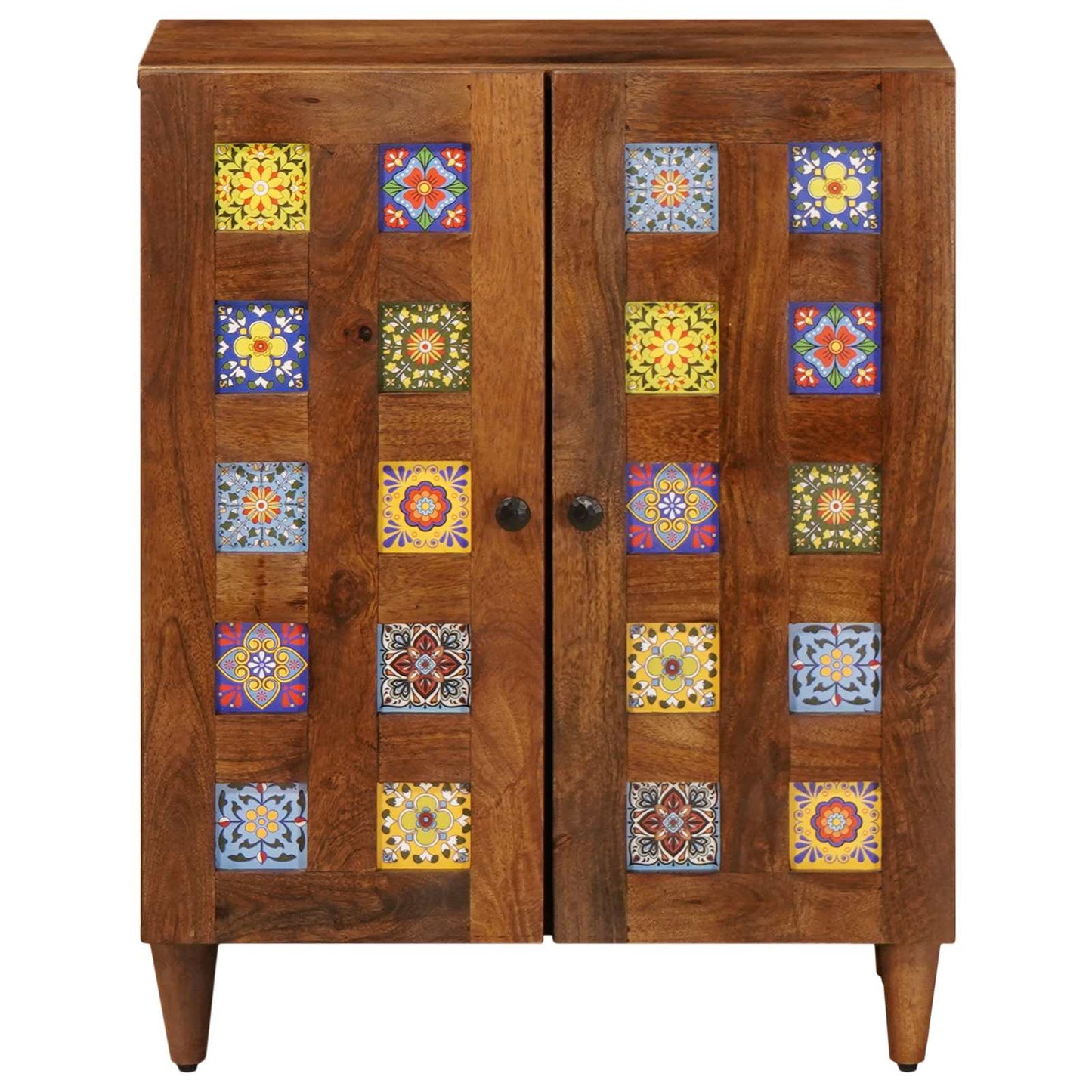 Serviesskap Valnøtt 60 x 33 x 75 cm Massiv mango tre