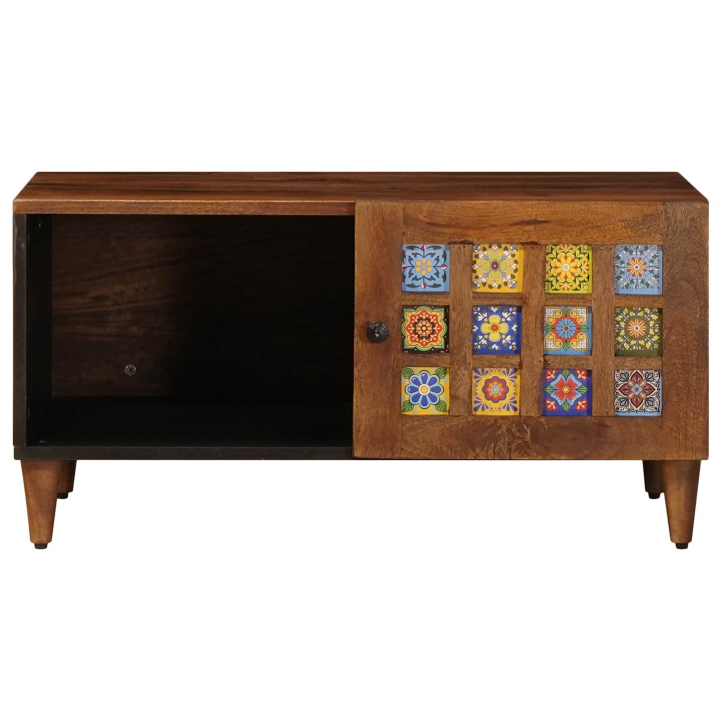 Kaffebord Brun 80 x 50 x 40 cm Massiv mango tre