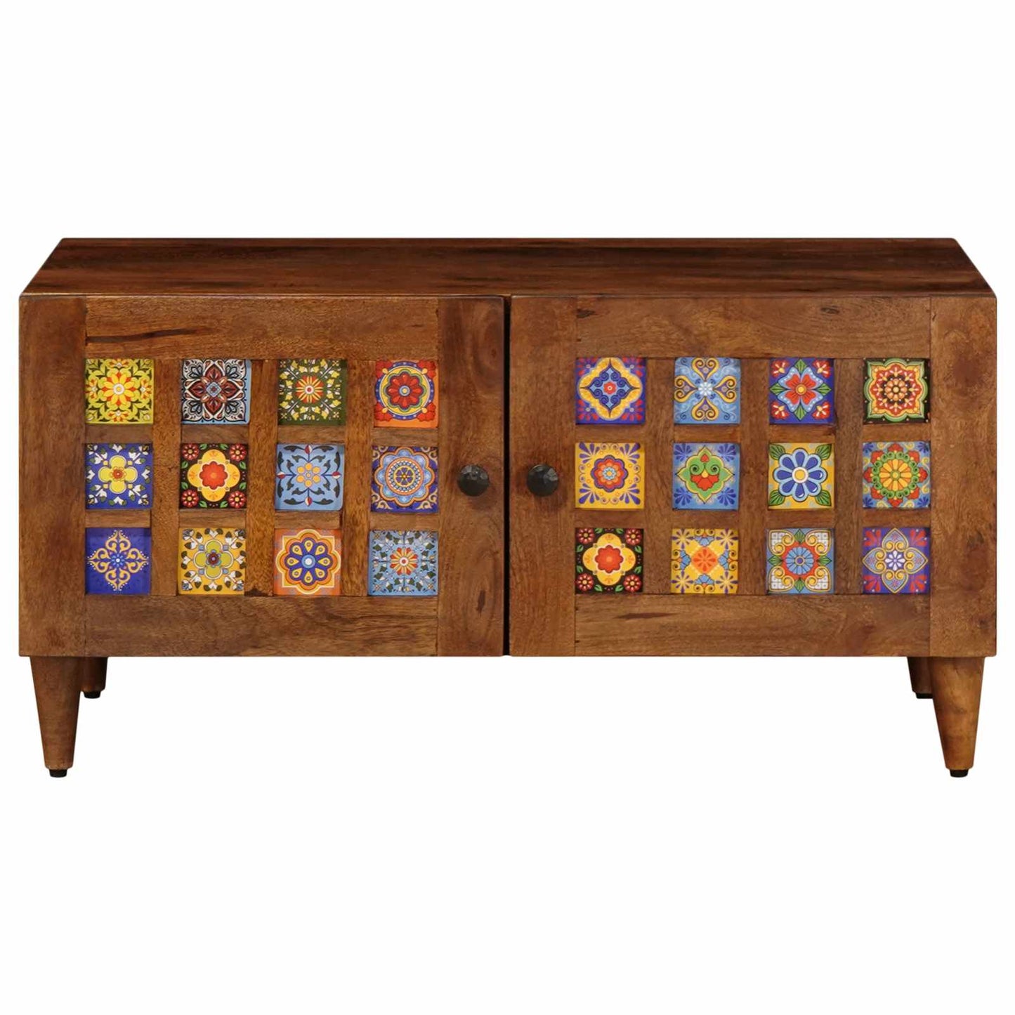 Kaffebord Brun 80 x 50 x 40 cm Massiv mango tre