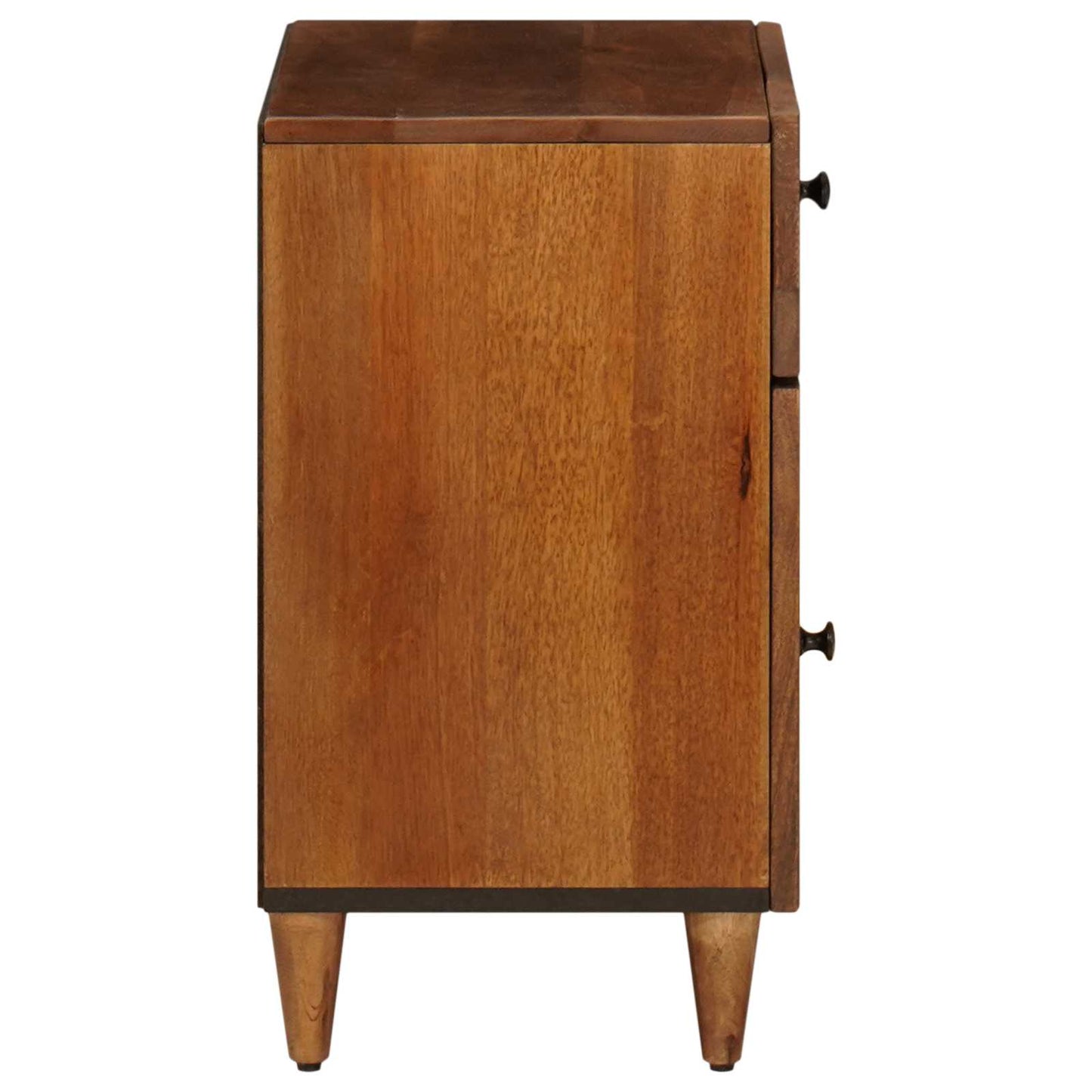 Nattbordskap med skuff Brun 50 x 33 x 60 cm Massiv mango tre