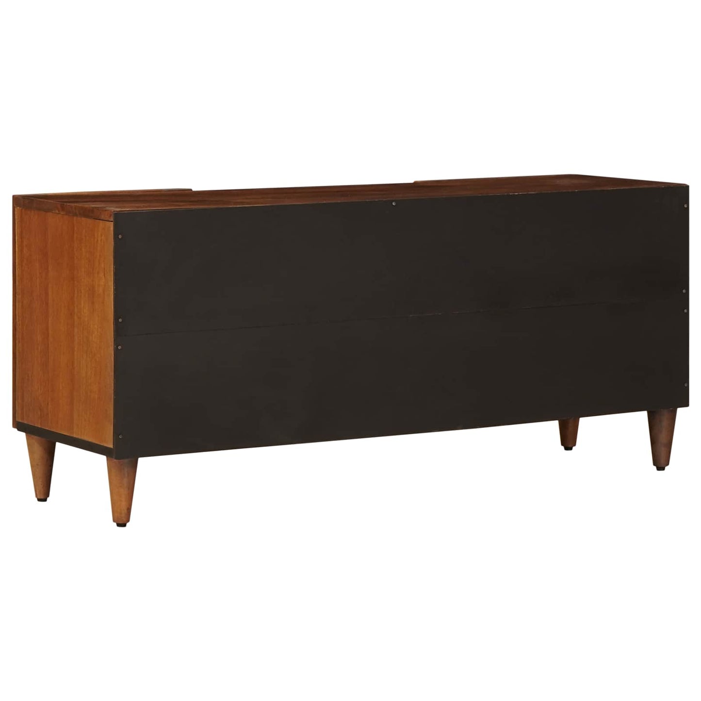 TV-skap med skuff Valnøtt 105 x 33 x 46 cm Massiv mango tre