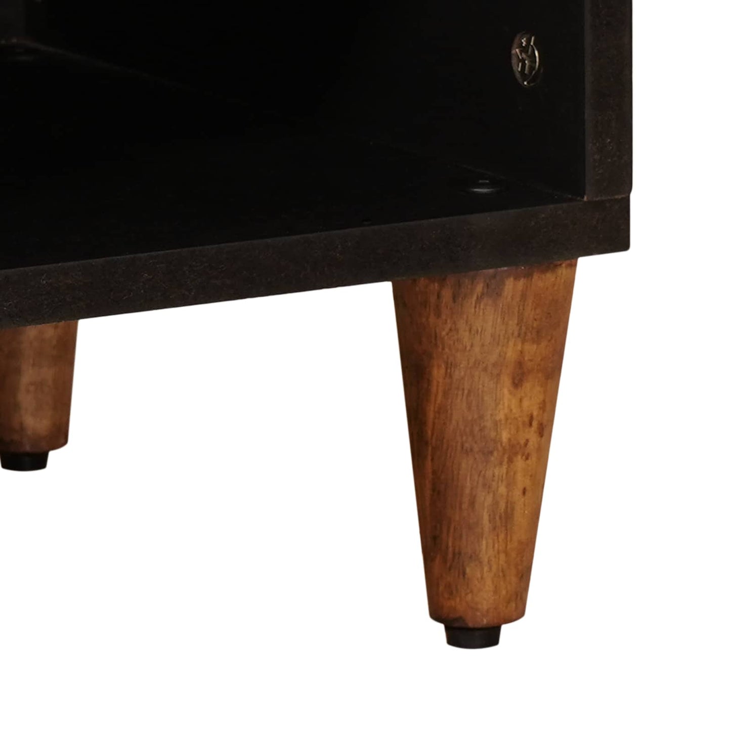 TV-skap med skuff Valnøtt 100 x 33 x 46 cm Massiv mango tre
