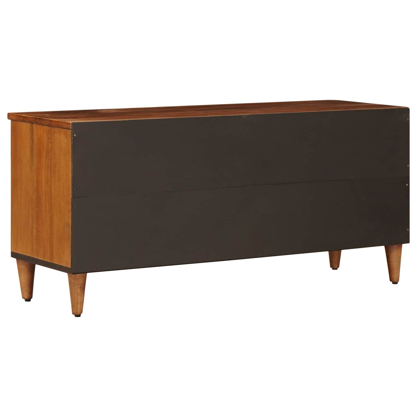 TV-skap med skuff Valnøtt 100 x 33 x 46 cm Massiv mango tre