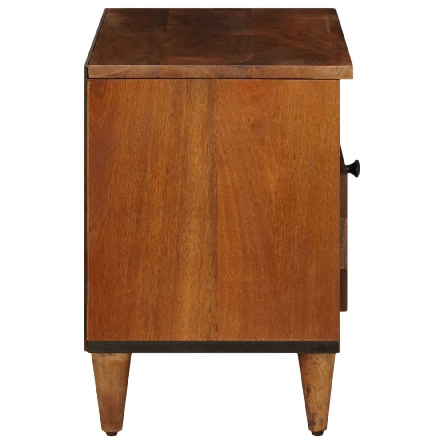 TV-skap med skuff Valnøtt 80 x 33 x 46 cm Massiv mango tre