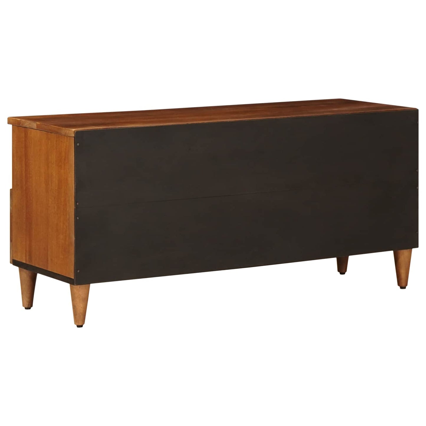 TV-skap med skuff Valnøtt 100 x 33 x 46 cm Massiv mango tre