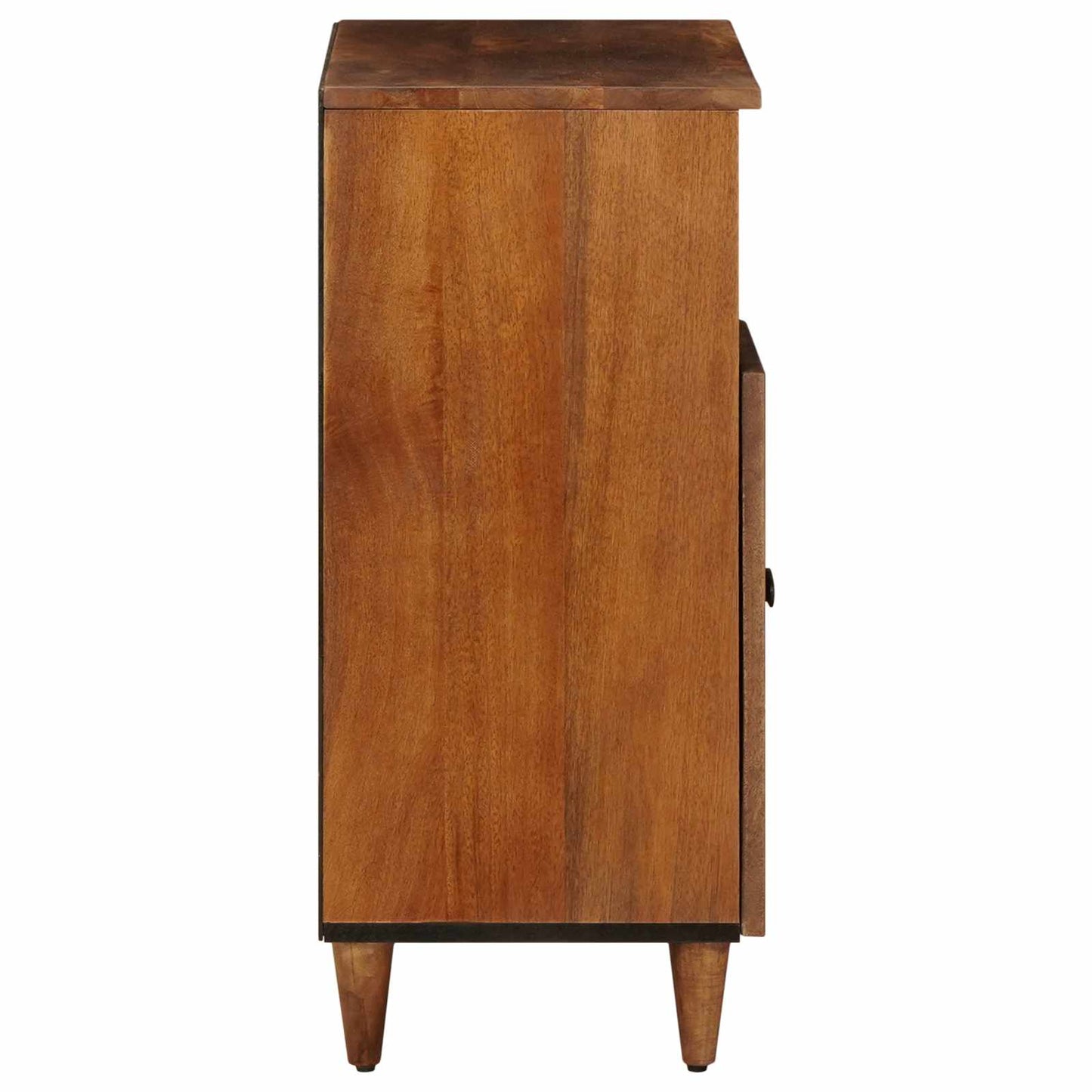 Serviesskap med dør Valnøtt 60 x 33 x 75 cm Massiv mango tre