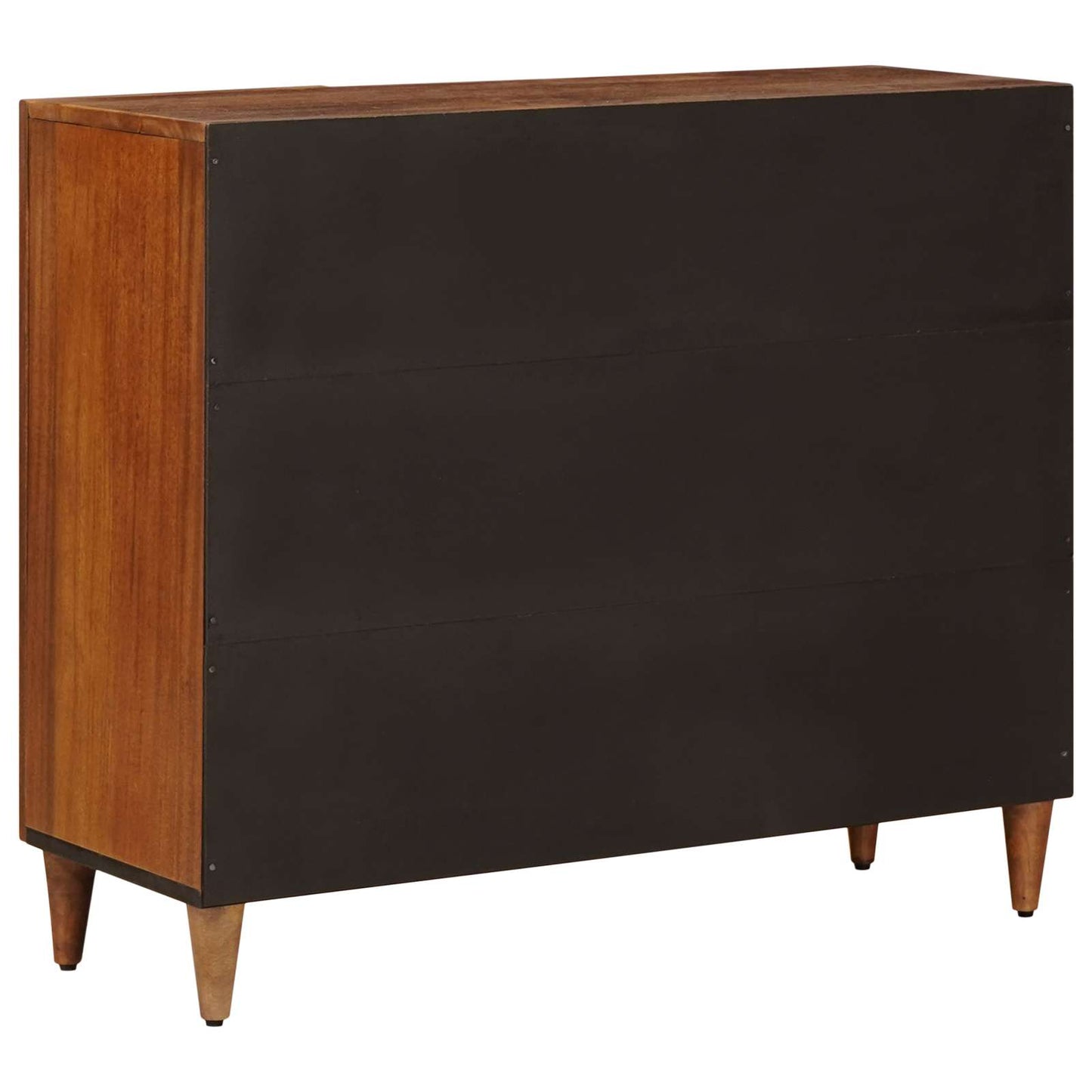 Serviesskap med dør Valnøtt 90 x 33,5 x 75 cm Massiv mango tre