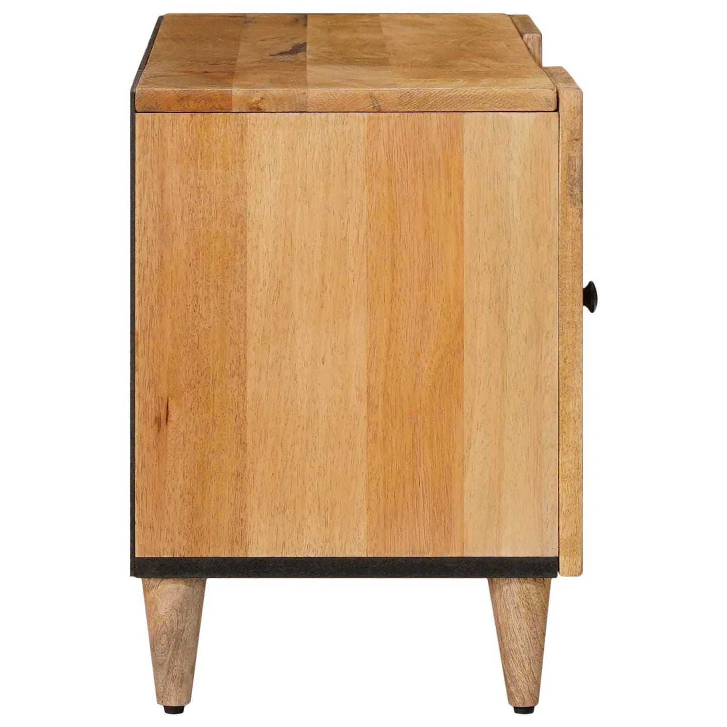 TV-skap med hylle Naturlig 105 x 33,5 x 46 cm Massiv mango tre vidaXL