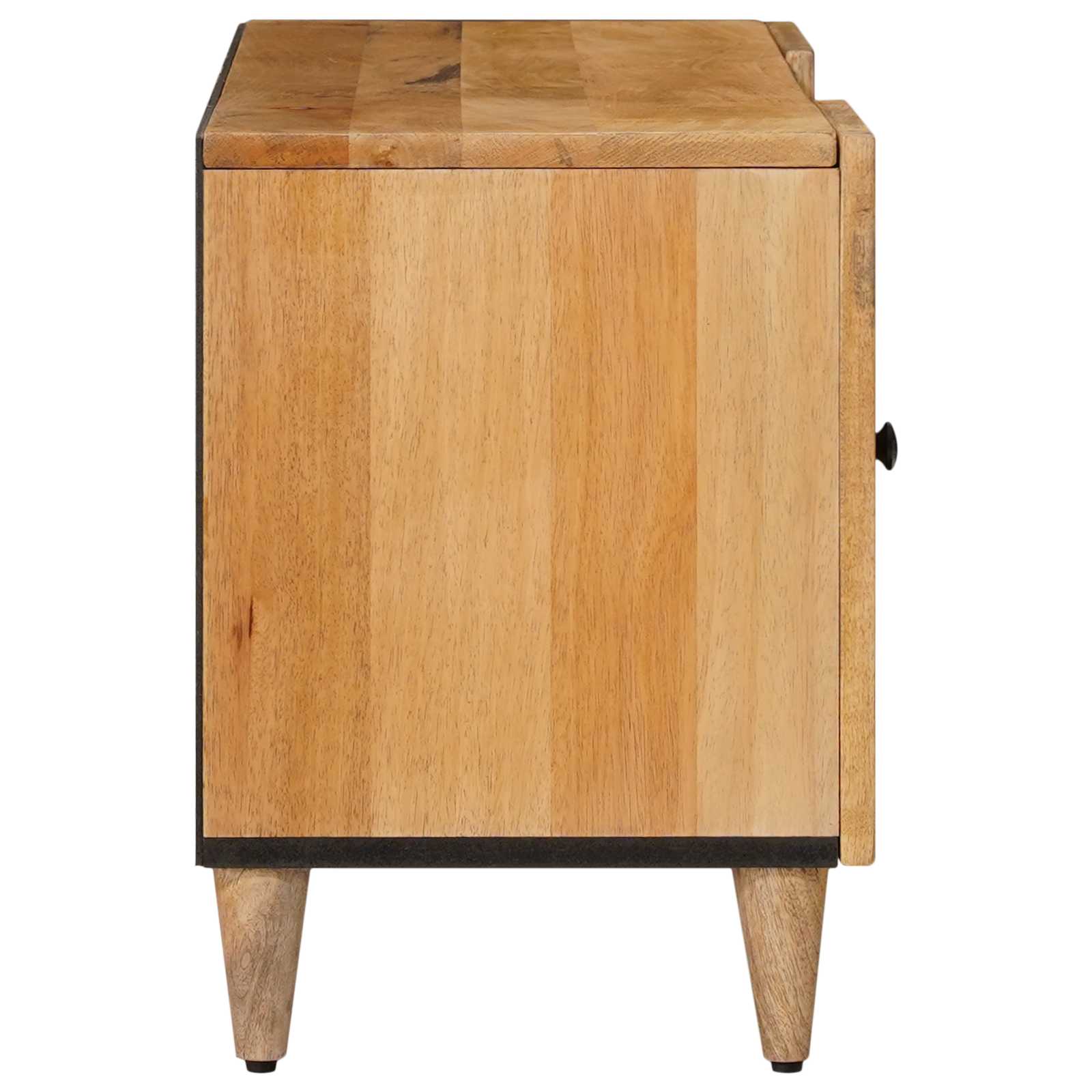 TV-skap med hylle Naturlig 105 x 33,5 x 46 cm Massiv mango tre vidaXL