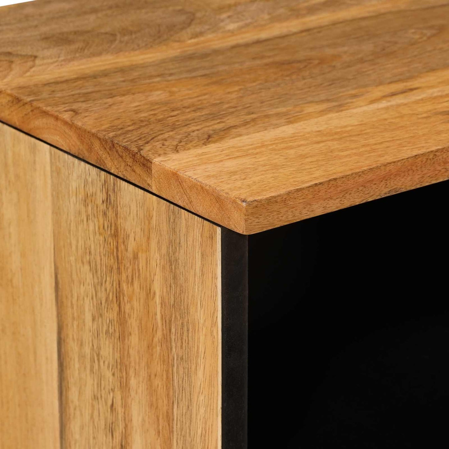 TV-skap med skuff Naturlig 70 x 33 x 46 cm Massiv mango tre vidaXL