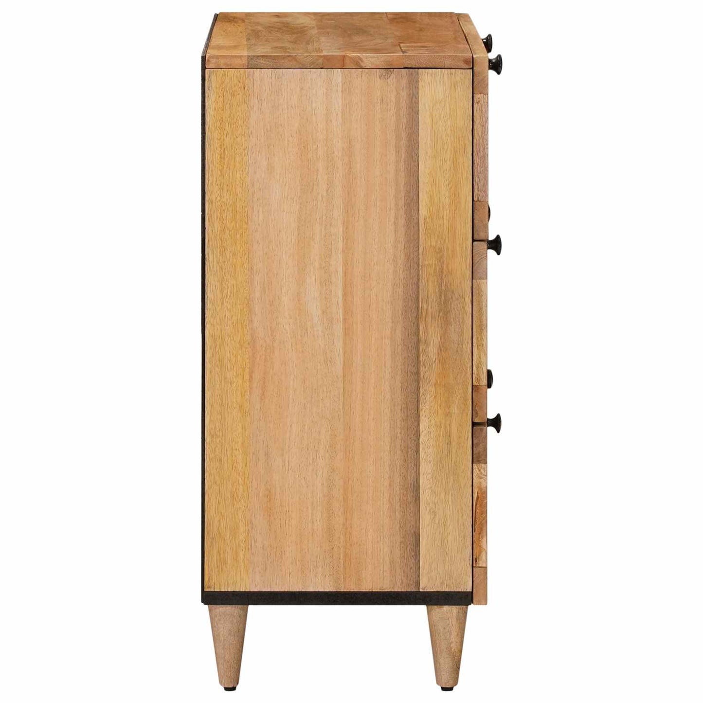 Serviesskap Naturlig 60 x 33 x 75 cm Massiv mango tre vidaXL