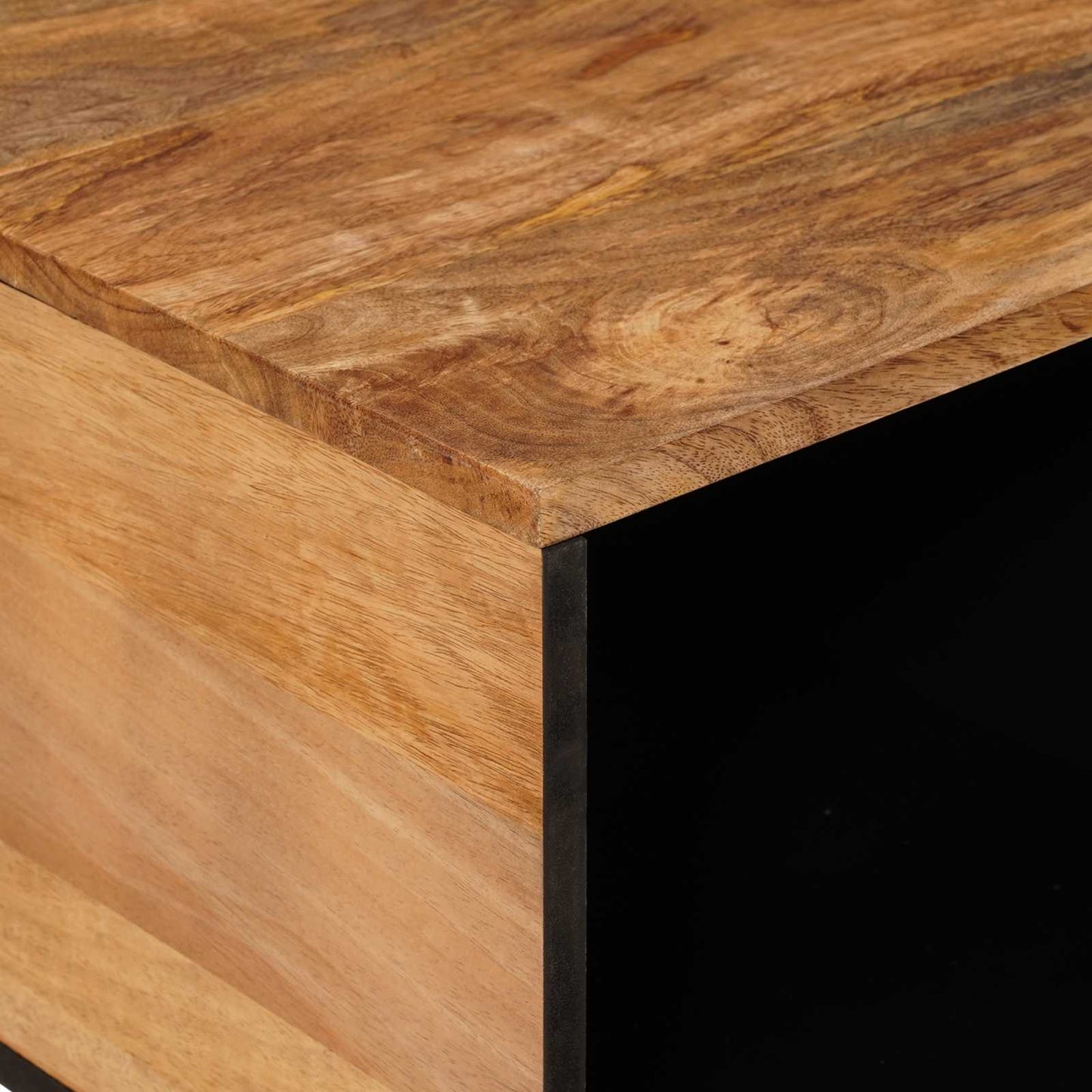 Kaffebord Naturlig 80 x 50 x 40 cm Massiv mango tre