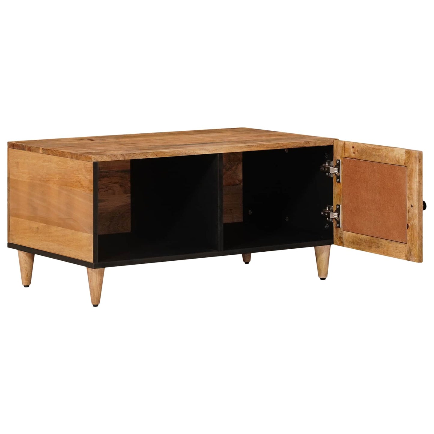 Kaffebord Naturlig 80 x 50 x 40 cm Massiv mango tre