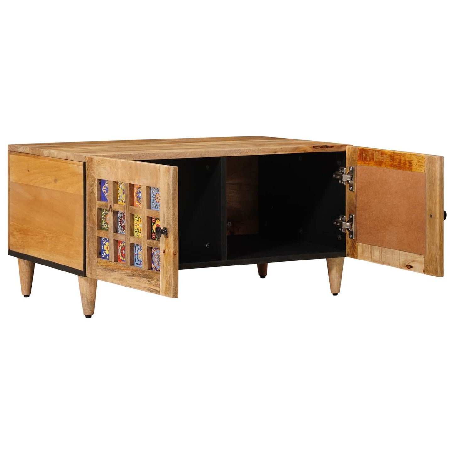 Kaffebord Naturlig 80 x 50 x 40 cm Massiv mango tre