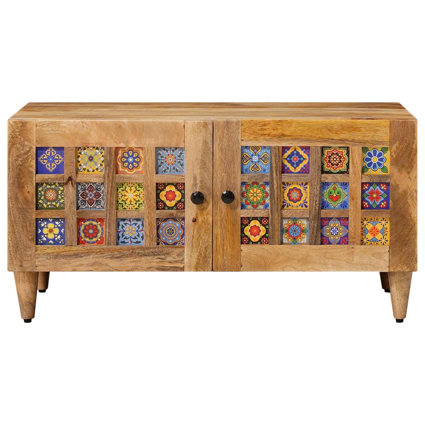 Kaffebord Naturlig 80 x 50 x 40 cm Massiv mango tre