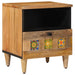 Nattbordskap Naturlig 40 x 33 x 46 cm Massiv mango tre