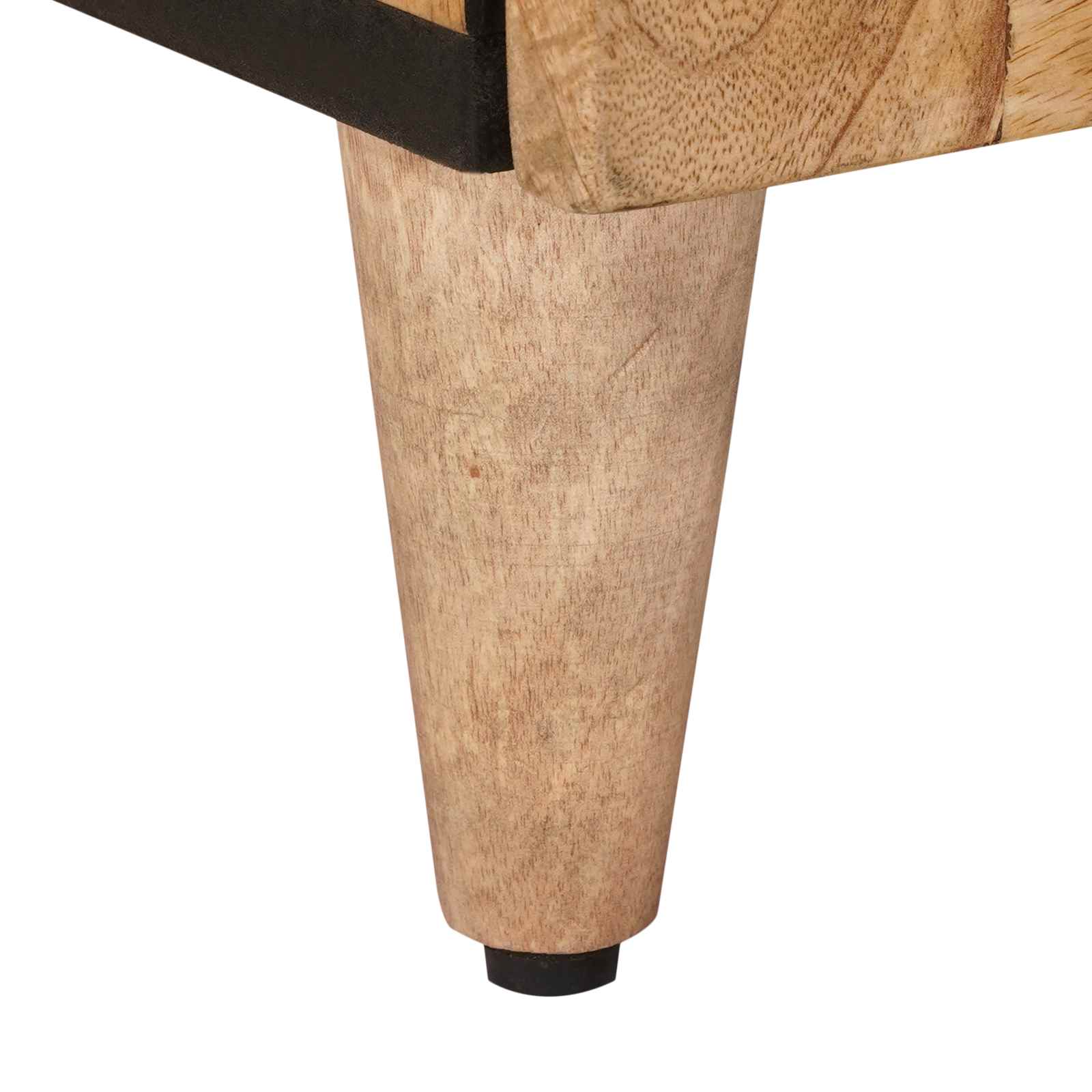 Nattbordskap Naturlig 50 x 33 x 60 cm Massiv mango tre vidaXL