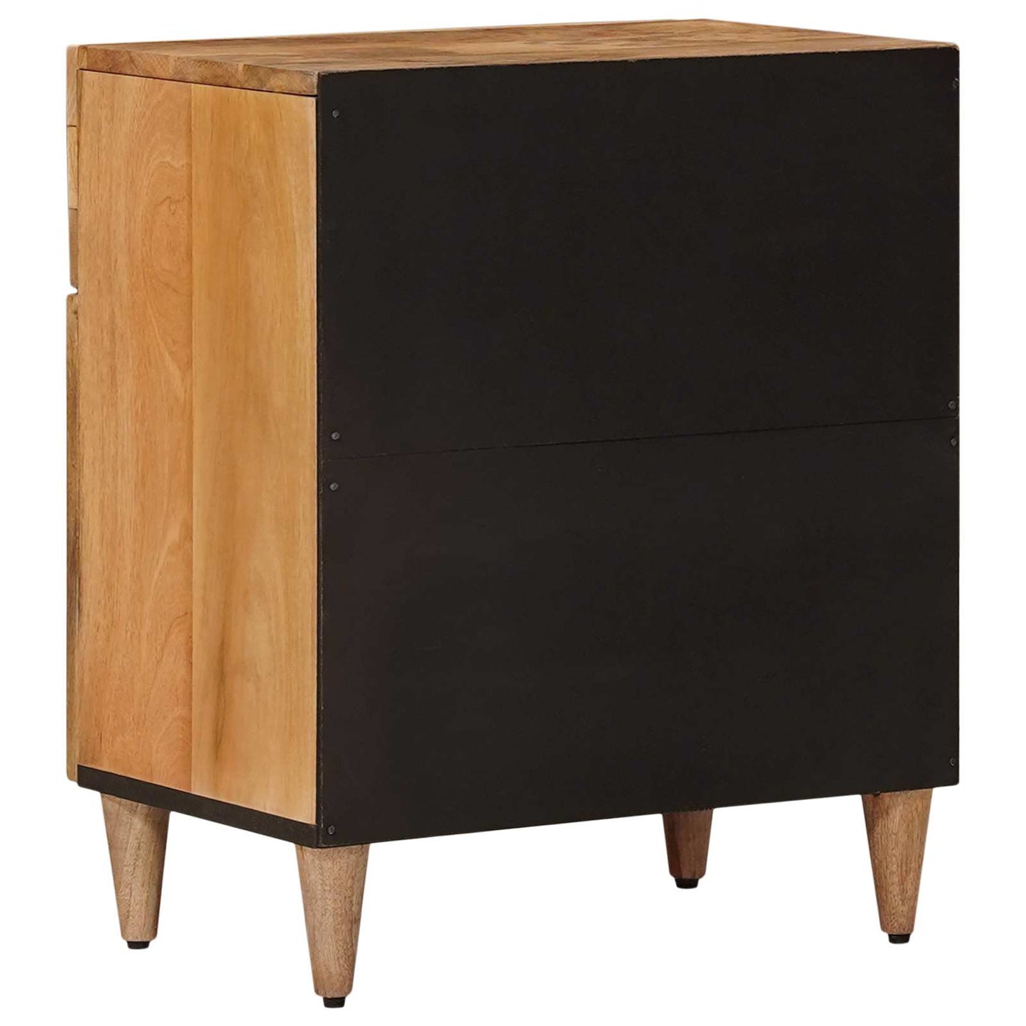 Nattbordskap Naturlig 50 x 33 x 60 cm Massiv mango tre vidaXL
