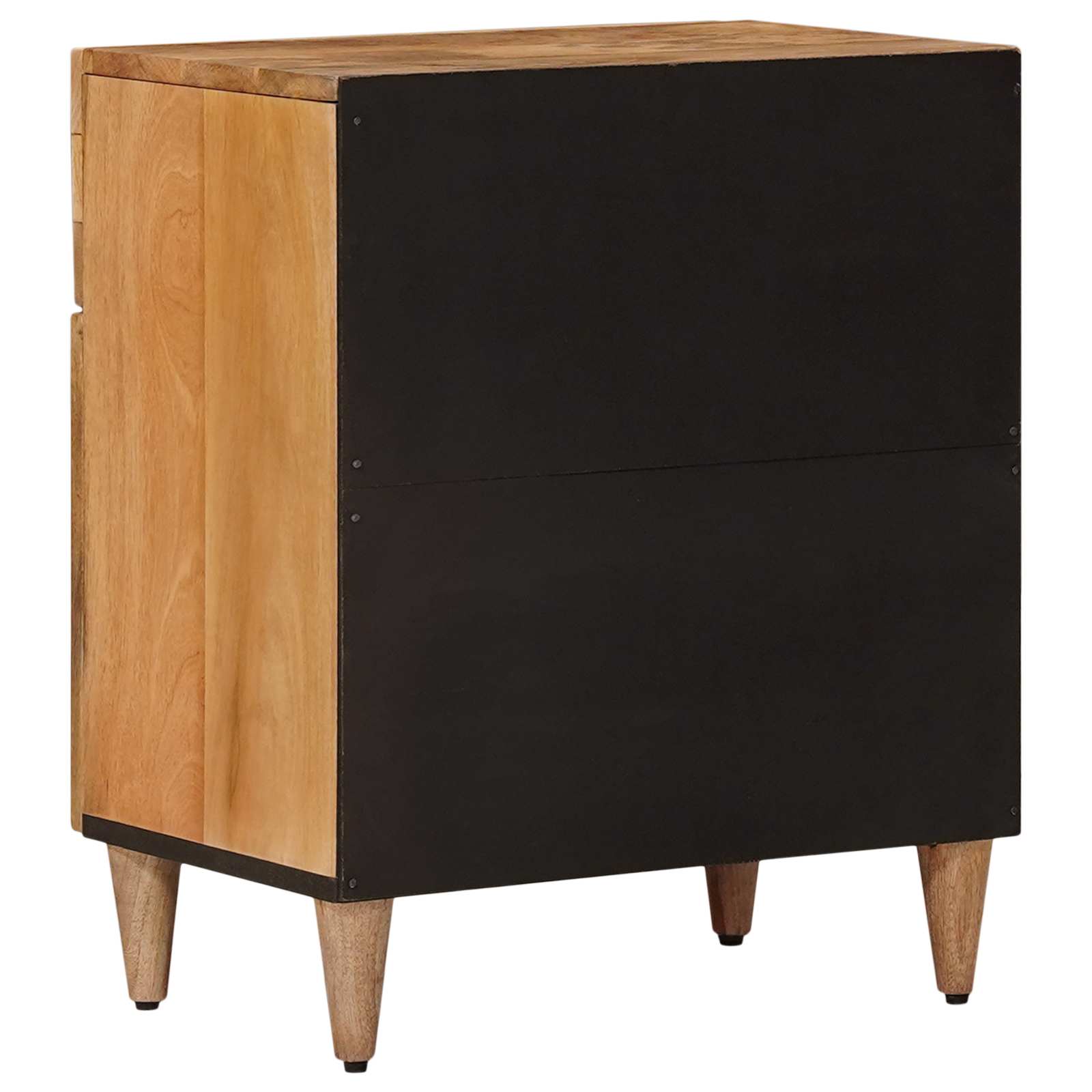Nattbordskap Naturlig 50 x 33 x 60 cm Massiv mango tre vidaXL