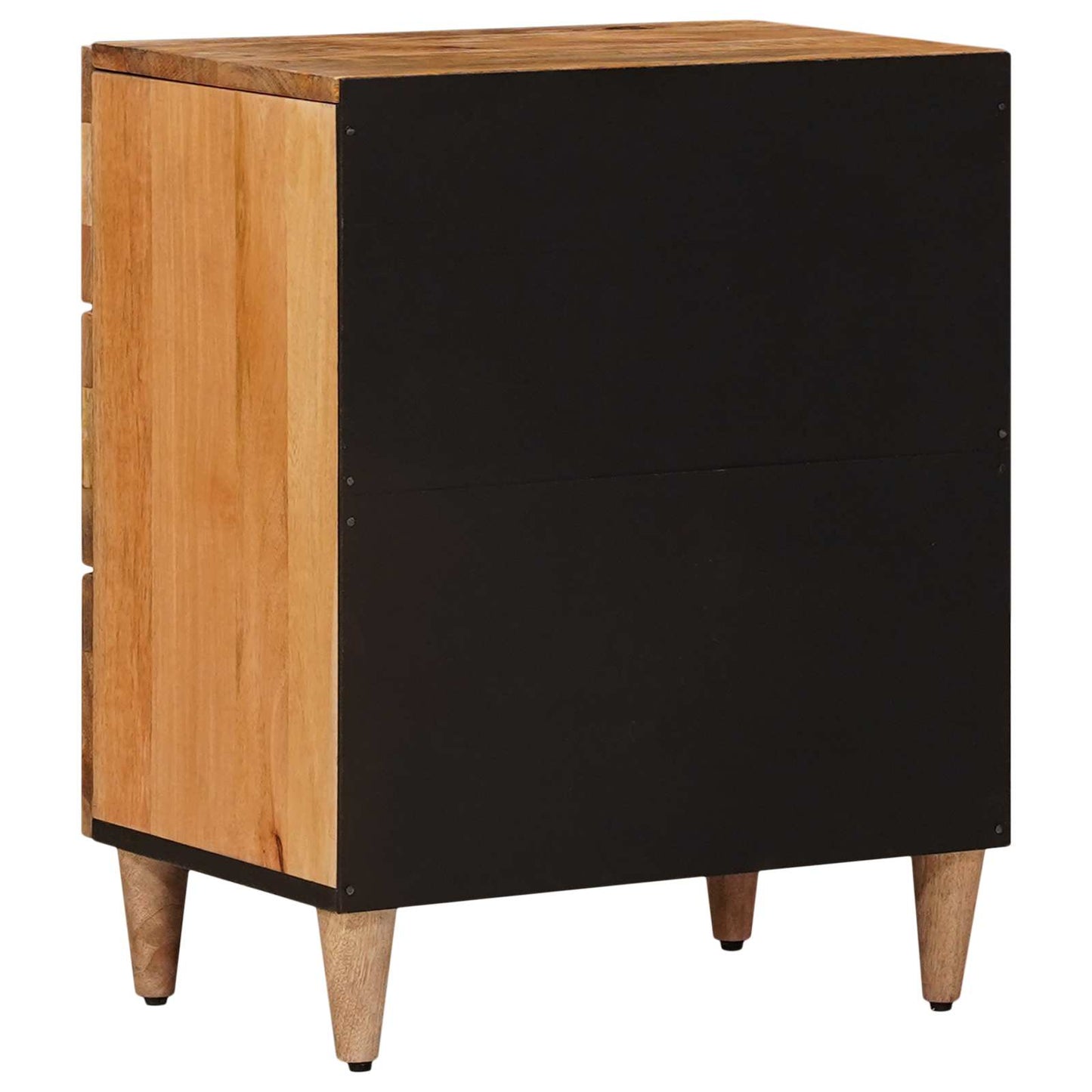 Nattbordskap Naturlig 50 x 33 x 62 cm Massiv mango tre vidaXL