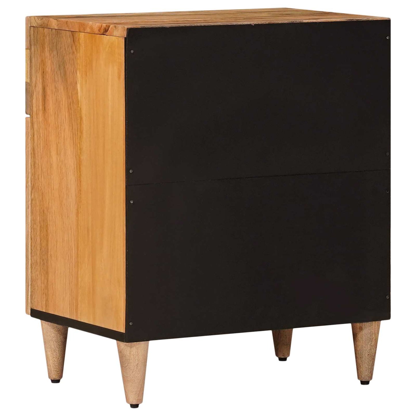 Nattbordskap Naturlig 50 x 33 x 60 cm Massiv mango tre vidaXL