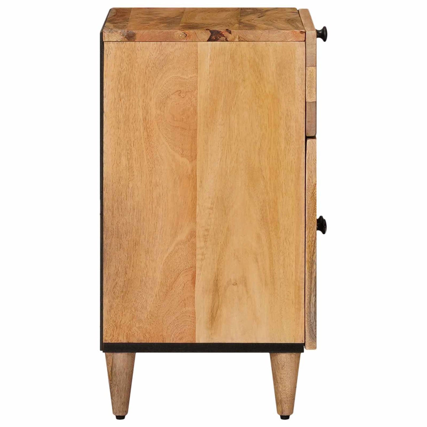 Nattbordskap Naturlig 50 x 33 x 60 cm Massiv mango tre vidaXL