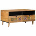 Kaffebord med skuff Naturlig 80 x 54 x 40 cm Massiv mango tre