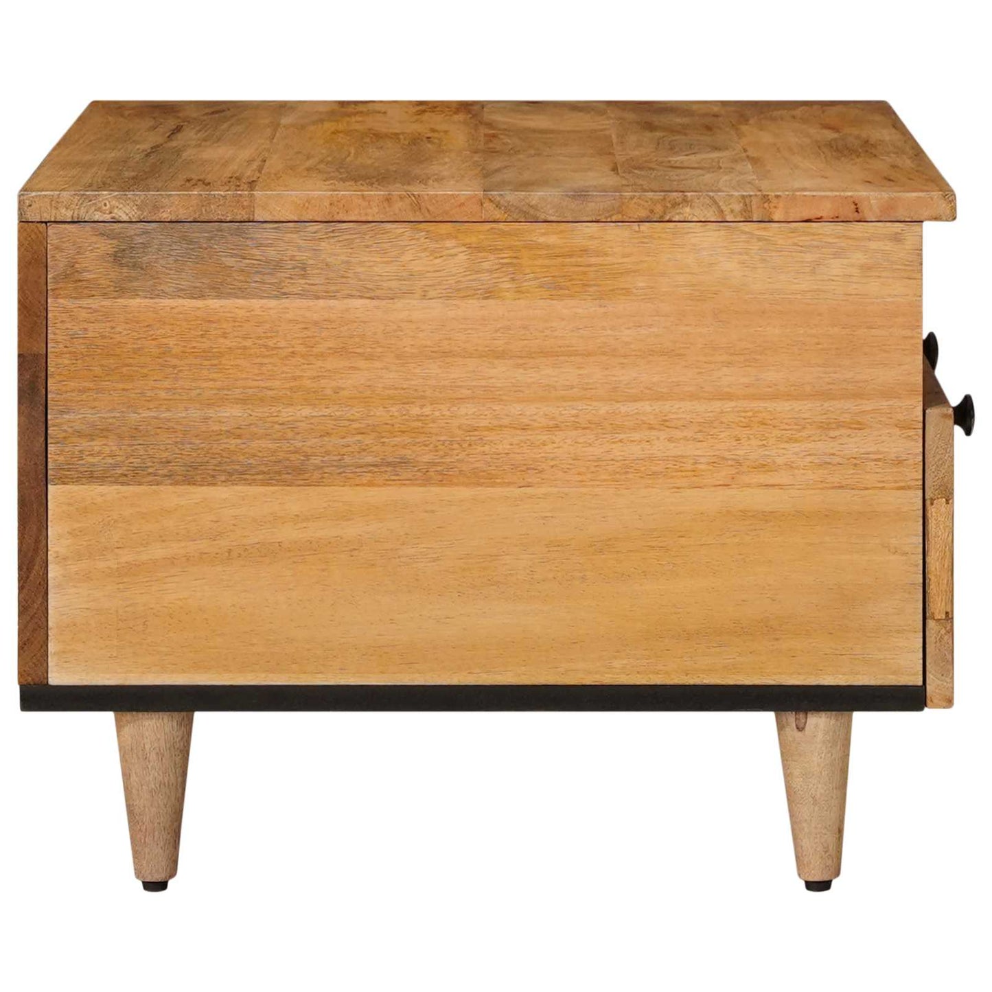 Kaffebord med skuff Naturlig 80 x 54 x 40 cm Massiv mango tre