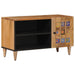 TV-skap med lagring Naturlig 80 x 31,5 x 46 cm Massiv mango tre vidaXL