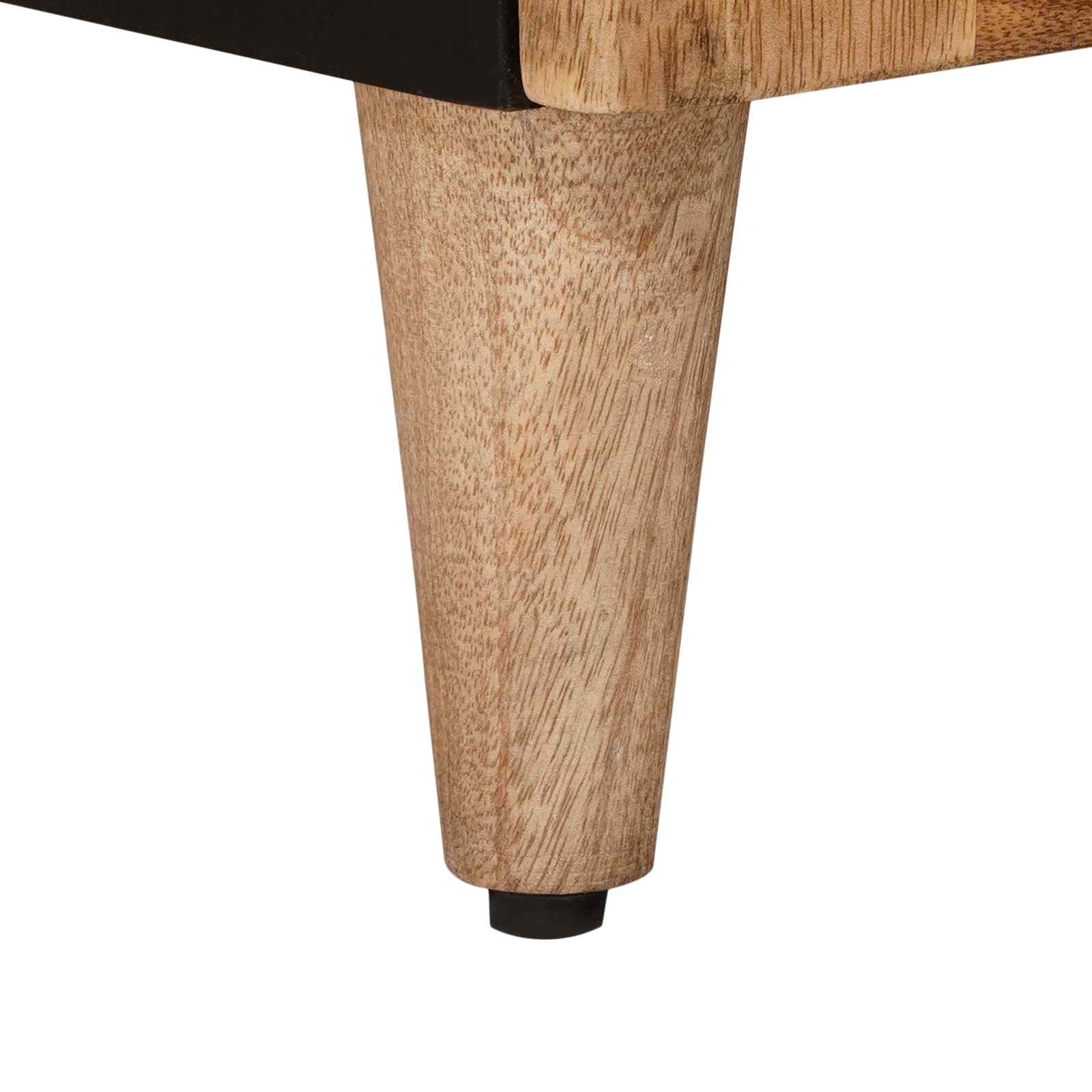 Baderomsvaskeskap Naturlig 62 x 33 x 58 cm Massiv mango tre vidaXL