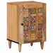 Baderomsskap Naturlig 38 x 33,5 x 58 cm Massiv mango tre vidaXL