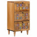 Serviesskap Naturlig 40 x 33,5 x 75 cm Massiv mango tre vidaXL